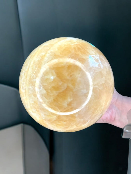 10 LBS Orange Calcite Sphere - Reiki Lunas Shop