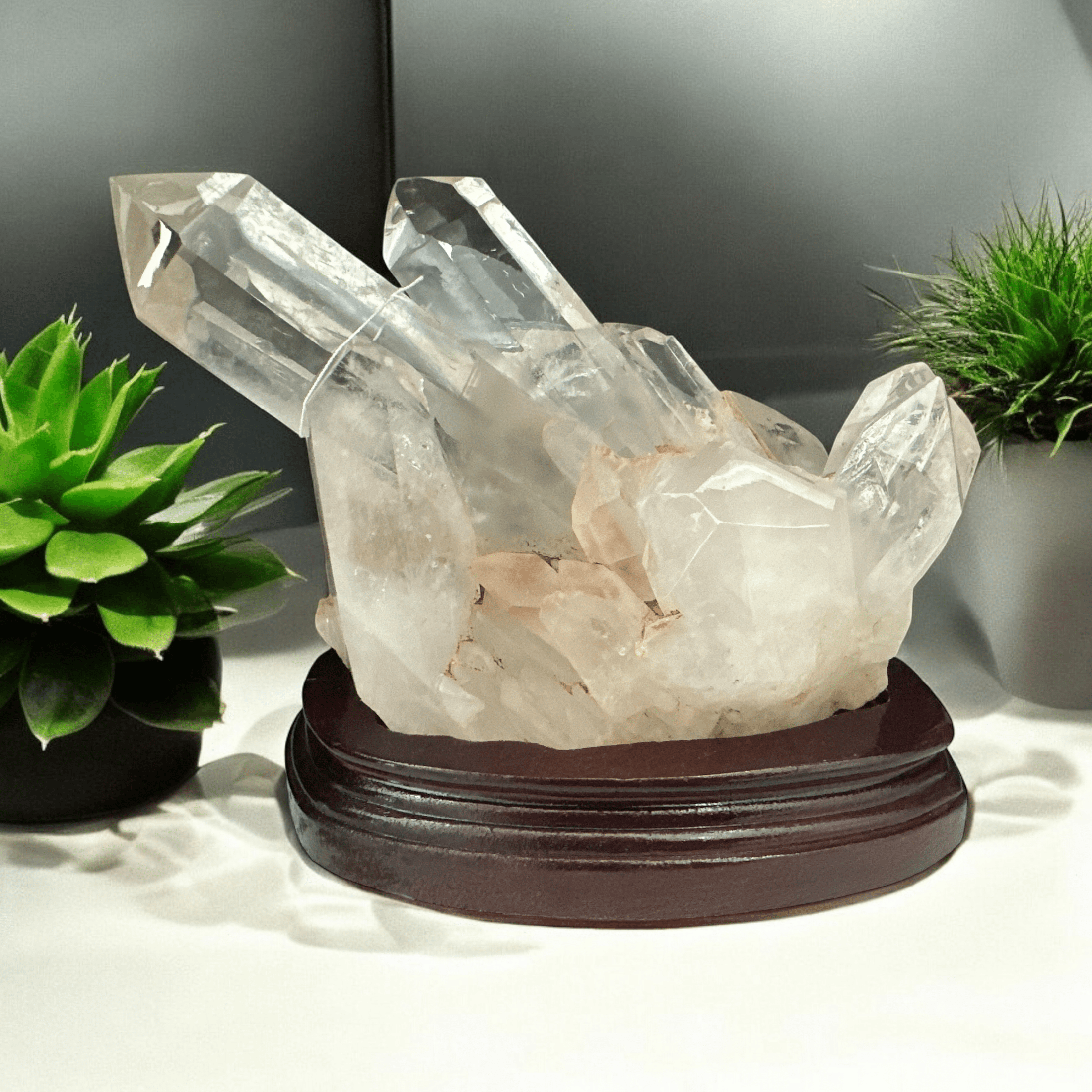 Clear Quartz Cluster, High Quality - REIKI LUNAS, CRAFTS & ARTISAN