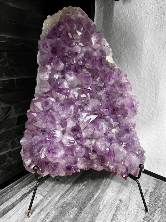 Large Amethyst Cluster from Brazil - REIKI LUNAS, CRAFTS & ARTISAN