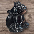 Load image into Gallery viewer, Large Obsidian Baby Dragon Toothless - Reiki Lunas Shop
