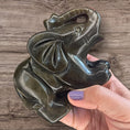 Load image into Gallery viewer, Obsidian hand carved Elephant - Reiki Lunas Shop
