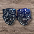 Load image into Gallery viewer, Obsidian Happy and Sad Face Mask Carving - Reiki Lunas Shop
